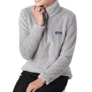 Patagonia Los Gatos 1/4 zip salt grey fleece soft fuzzy NWT xs
